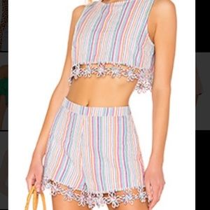 Majorelle tank and shorts set